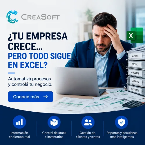 CreaSoft — Automatizá los procesos de tu empresa