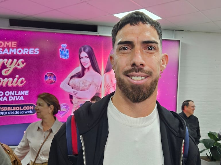 Gabriel Ávalos llegó a Asunción: "Es un sueño que tenía en mente siempre"