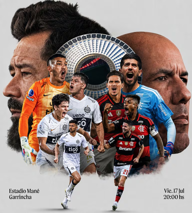 Flamengo vs. Olimpia: el Decano viaja a Brasilia para una prueba de alto nivel en el Mané Garrincha